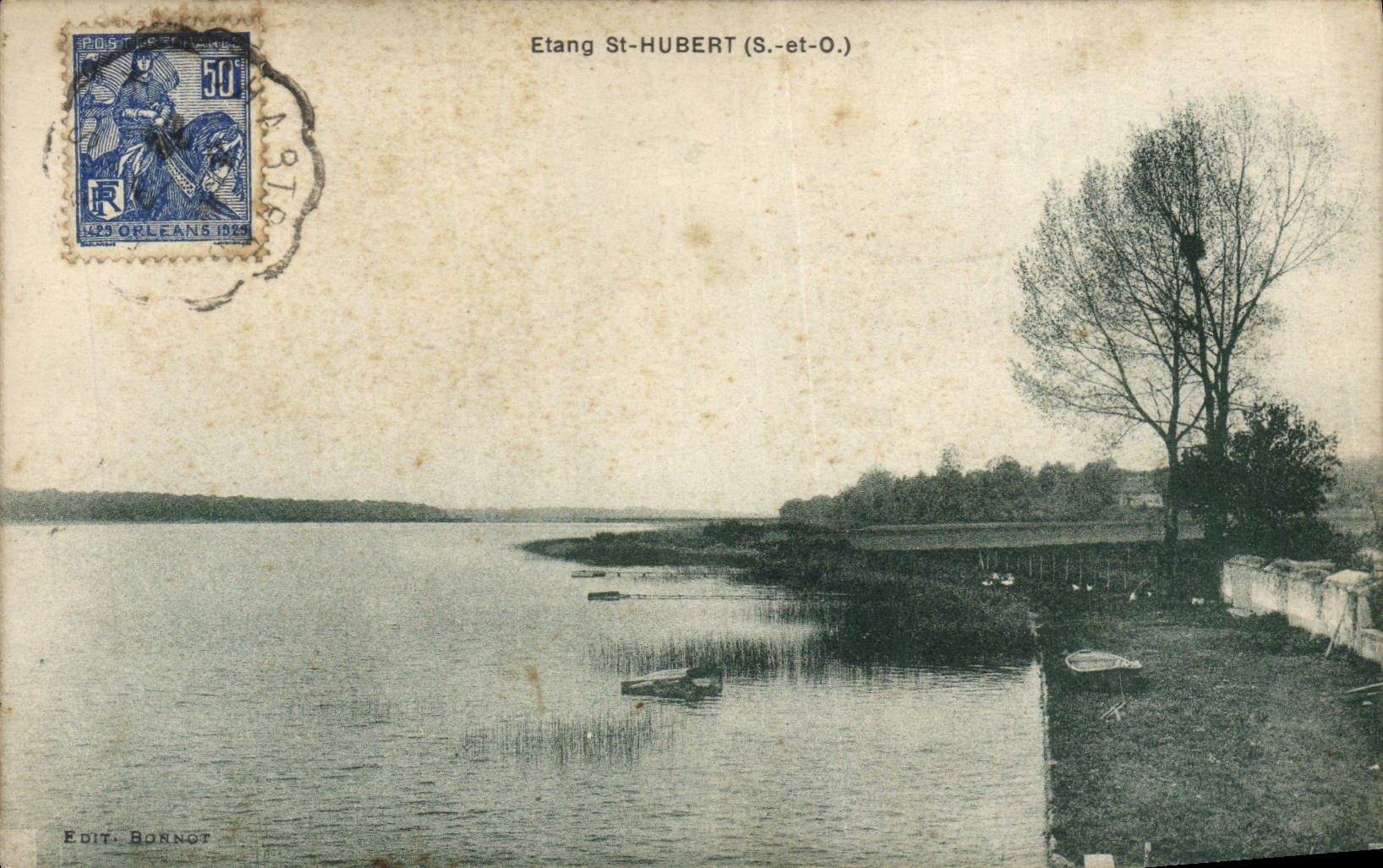 VINTAGE POSTCARD Holy Pond Hubert
