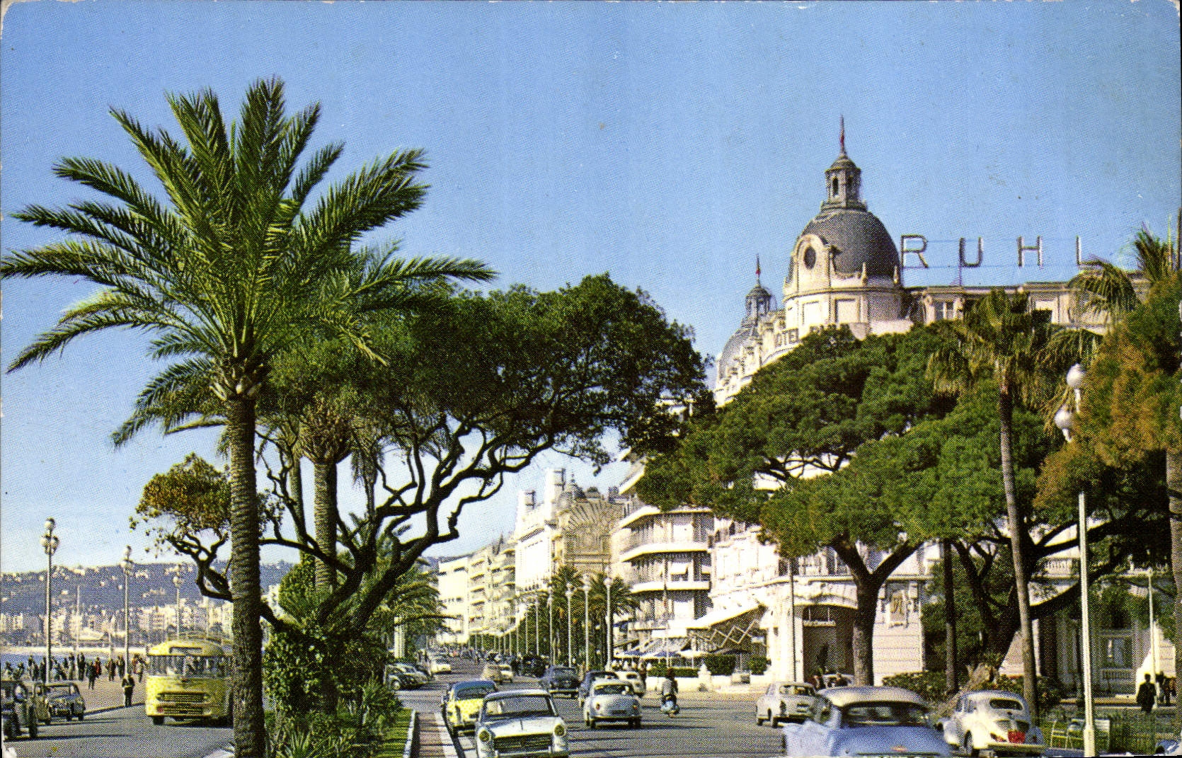 VINTAGE POSTCARD Nice Ruhl Hotel