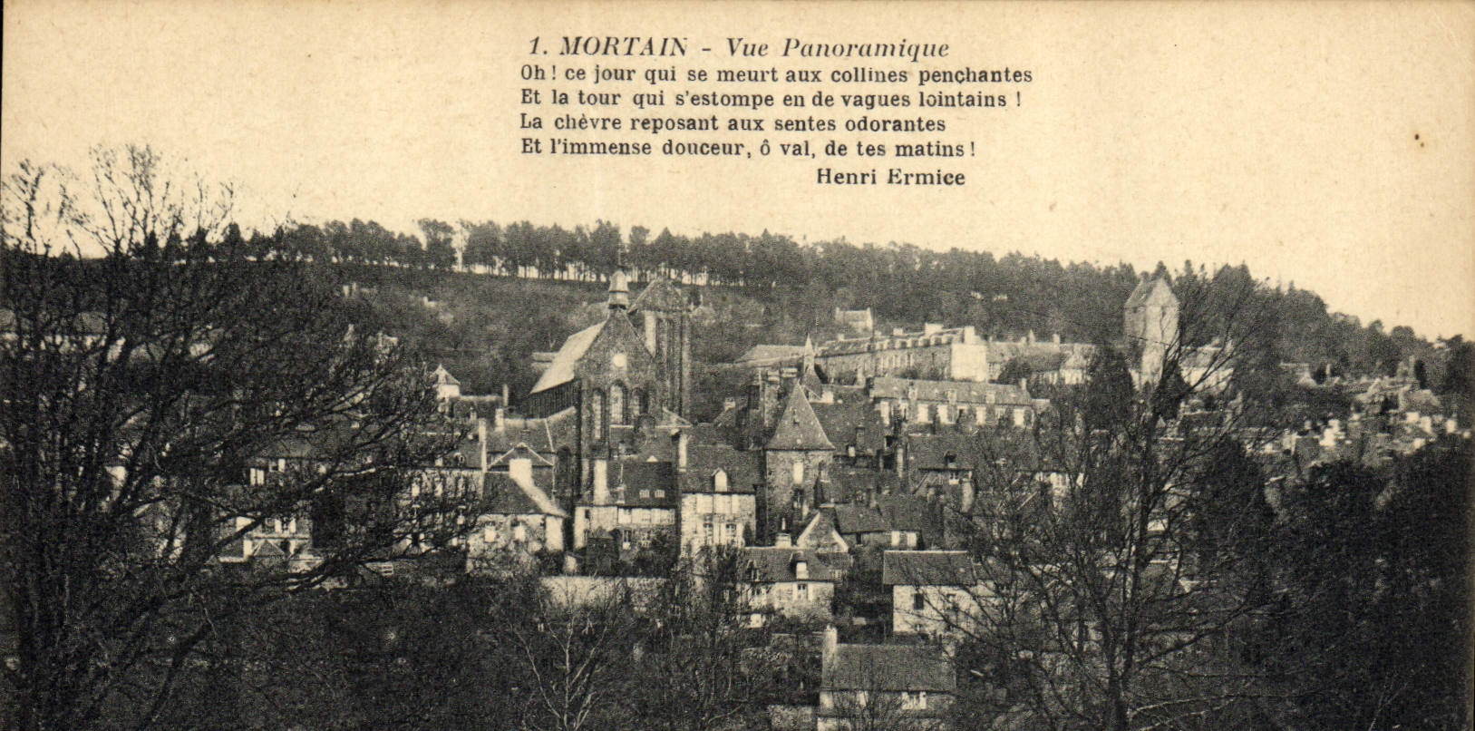CPA Mortain Vue Panoramique