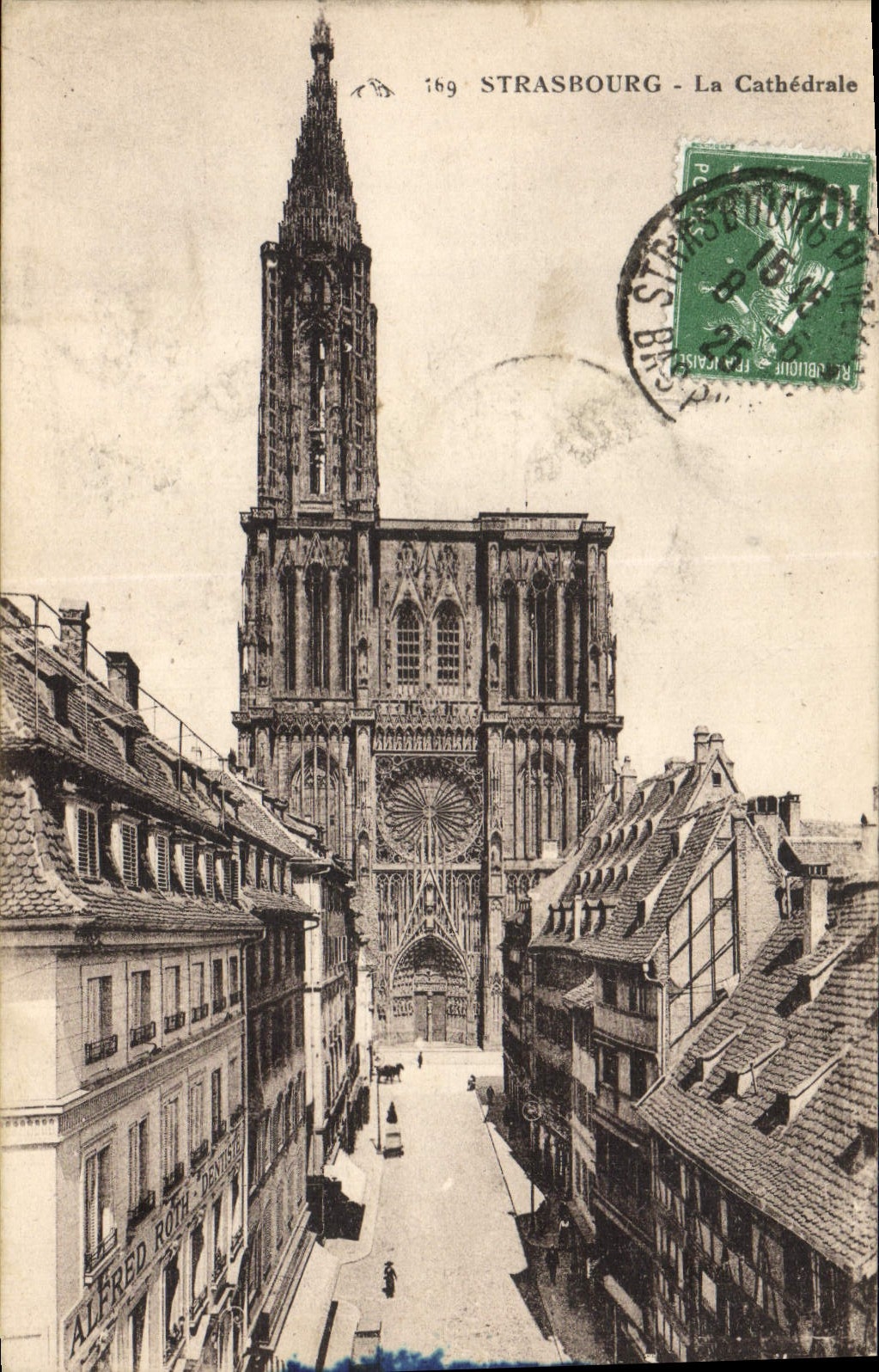 VINTAGE POSTCARD Strasbourg the Cathedral