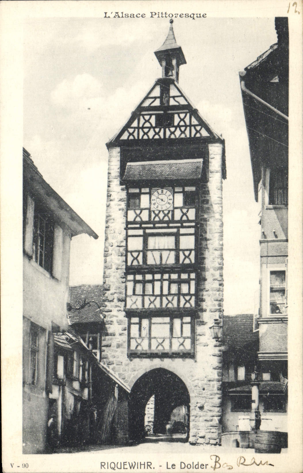 VINTAGE POSTCARD Riquewihr Dolder
