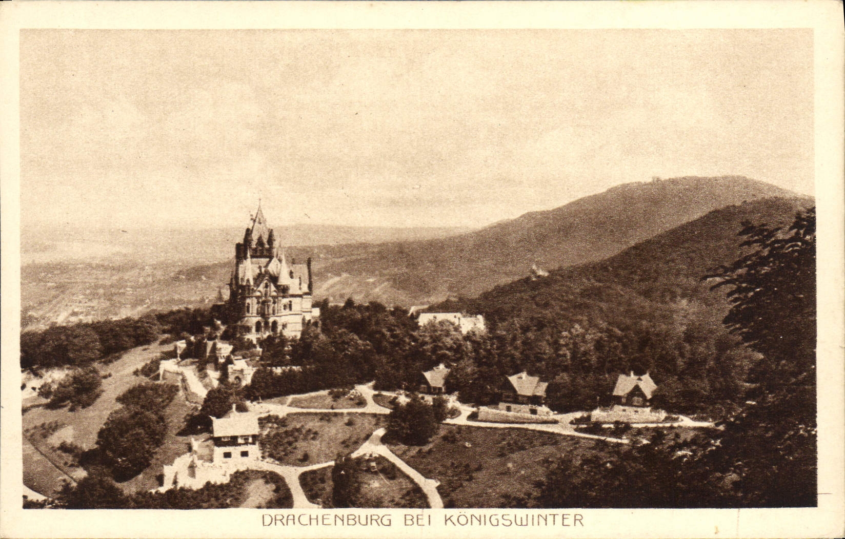 VINTAGE POSTCARD Drachenburg EIB Konigswinter