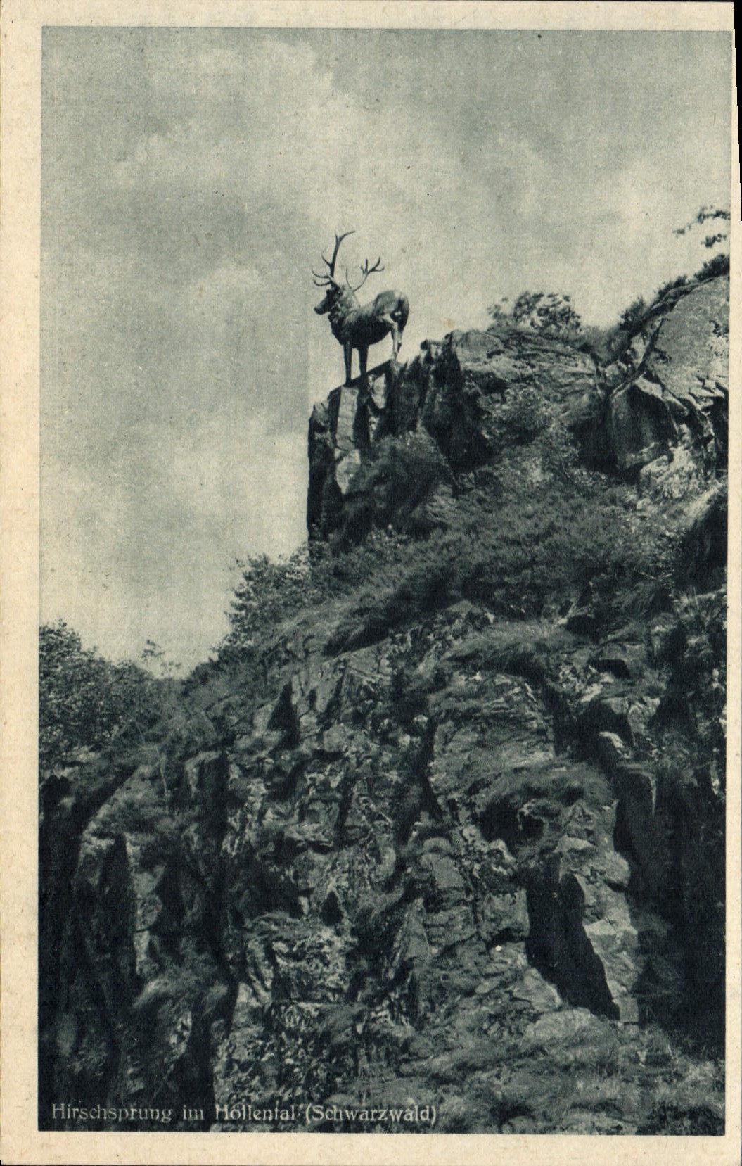 VINTAGE POSTCARD Hollental