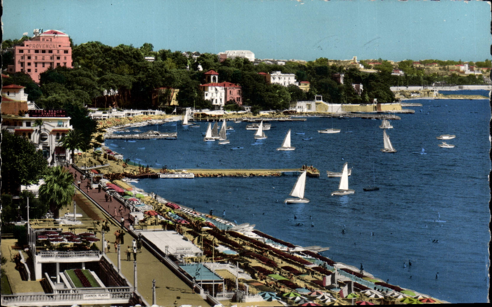 MODERN CARD Dimension Of Juan Azure Pines Beaches and the Of Provence one