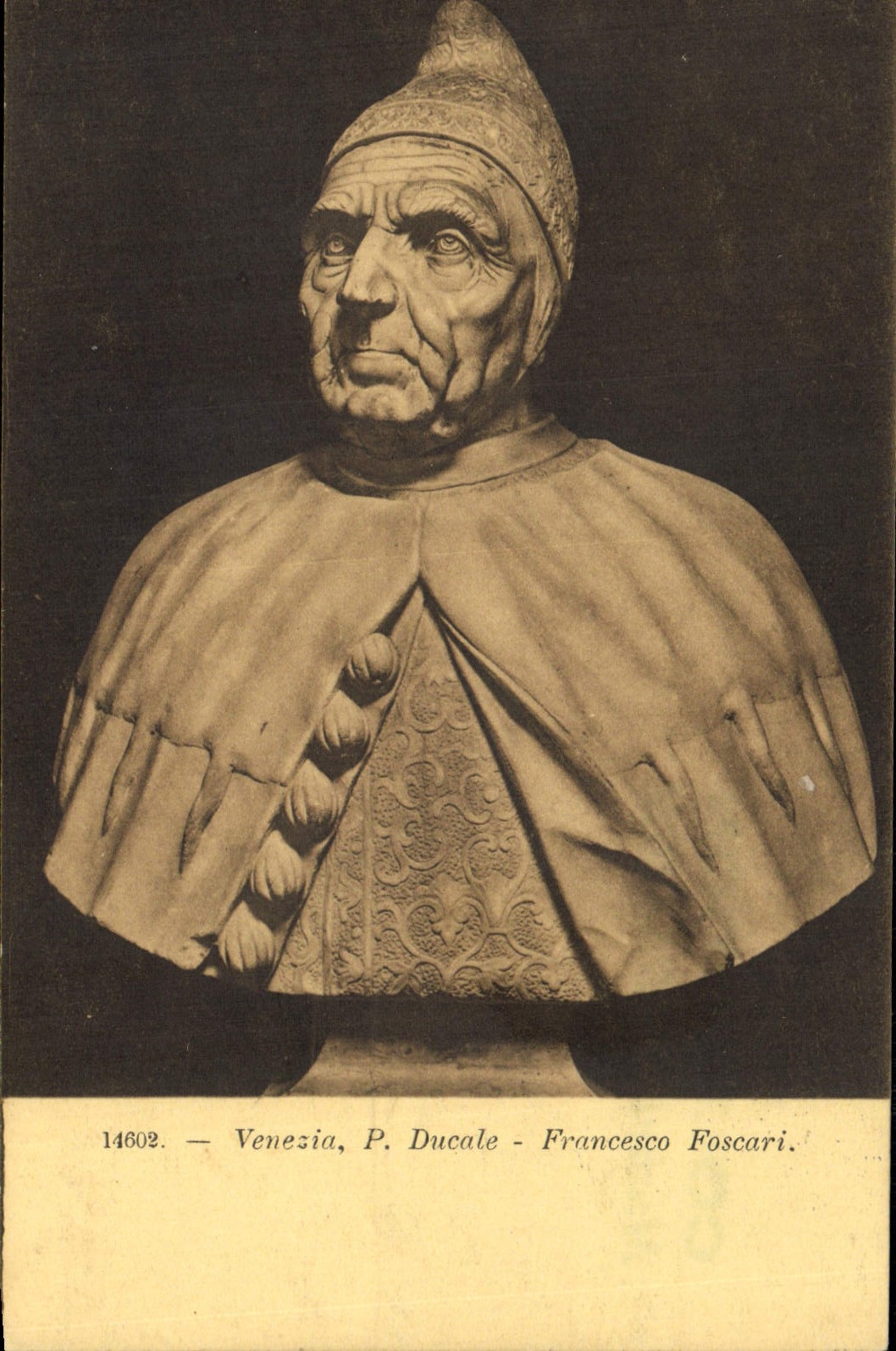 VINTAGE POSTCARD Venezia P Ducal Francesco Foscari