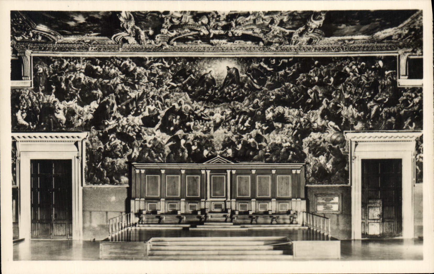CPA Venezia Palazzo Ducale La gloria del Paradiso Tintoretto