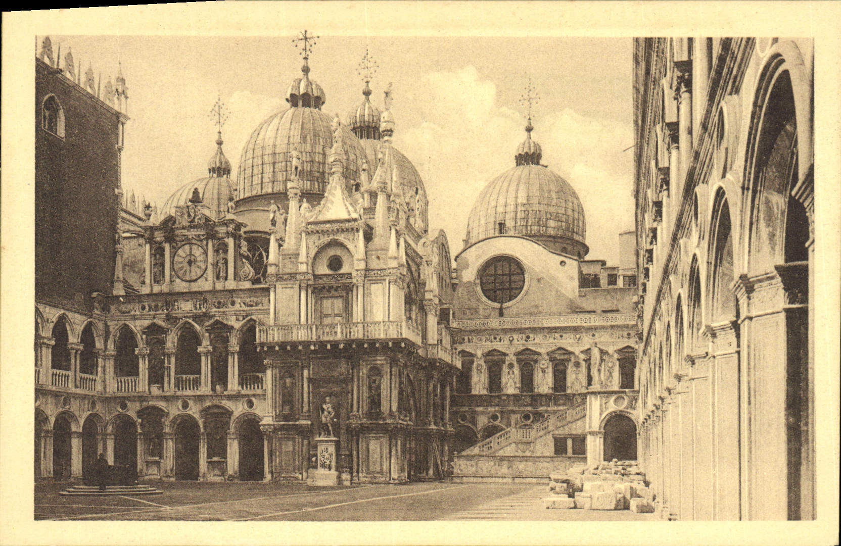 CPA Venezia Palazzo Ducale Cortile