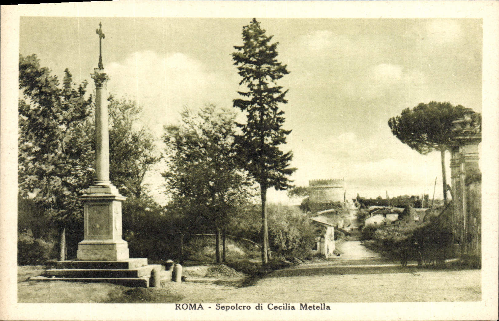 CPA Roma Sepolero di Cecilia Metella