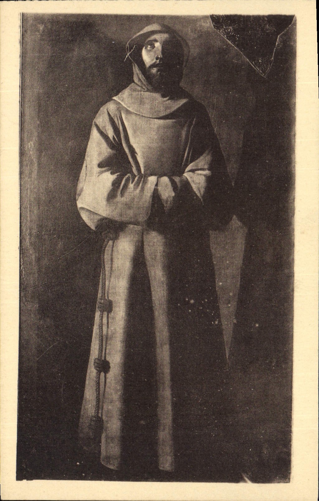 CPA Chateau de Villandry Le moine de Zurbaran