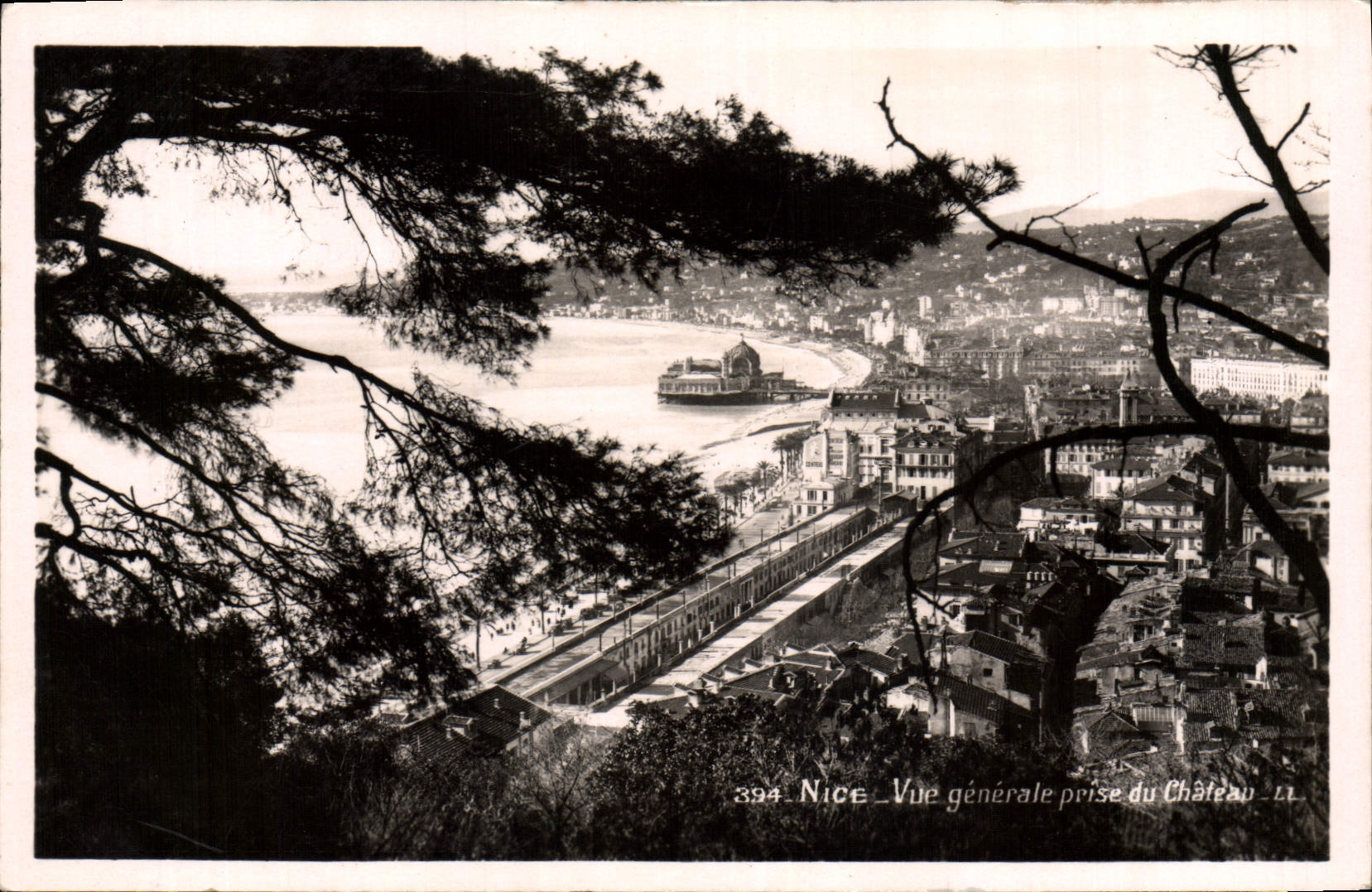 CPA Nice Vue Generale prise Du Chateau