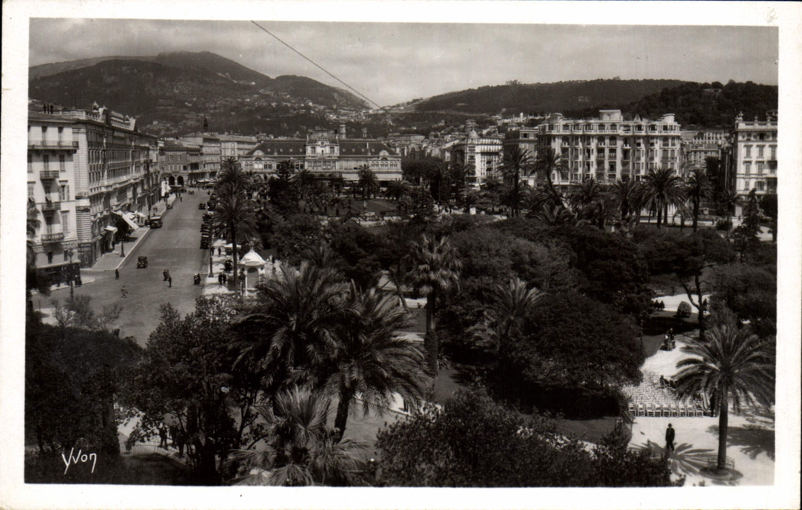 CPA Cote D'Azur Nice jardin Albert 1er