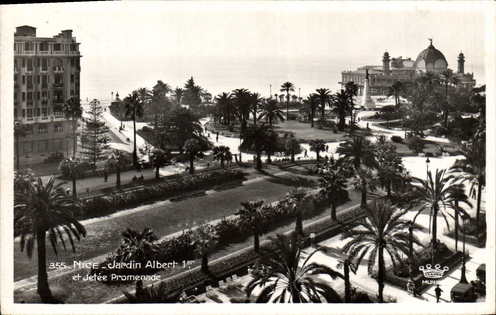 CPA Nice Jardin Albert 1er Et Jetee Promenade