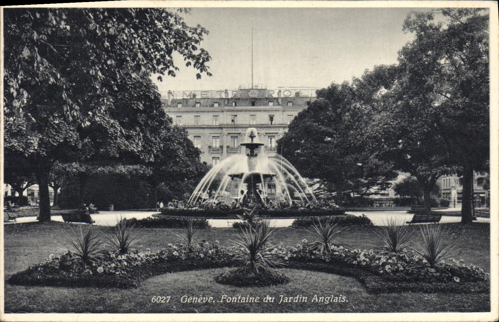 CPA Geneve Fontaine Du Jardin Anglais