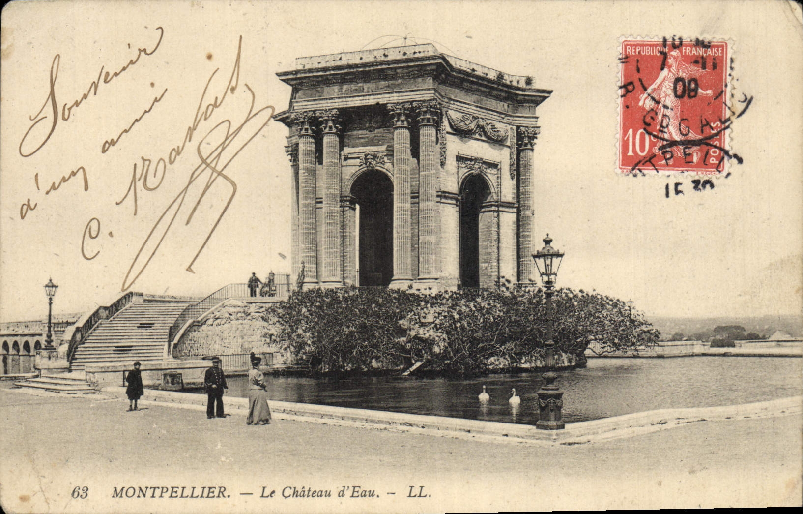 CPA Montpellier Le Chateau D'Eau