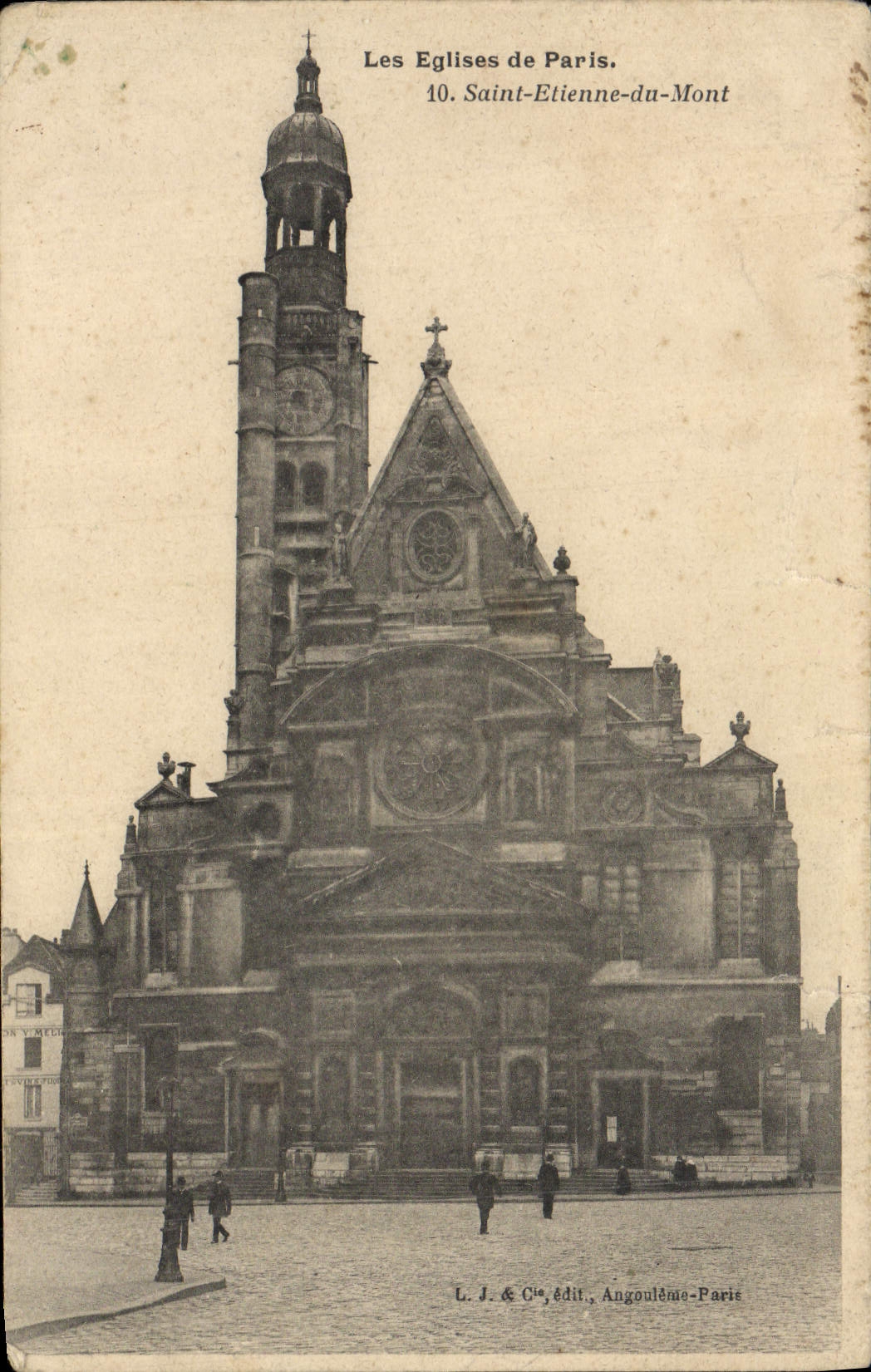 CPA Paris Saint Etienne Du Mont Eglise