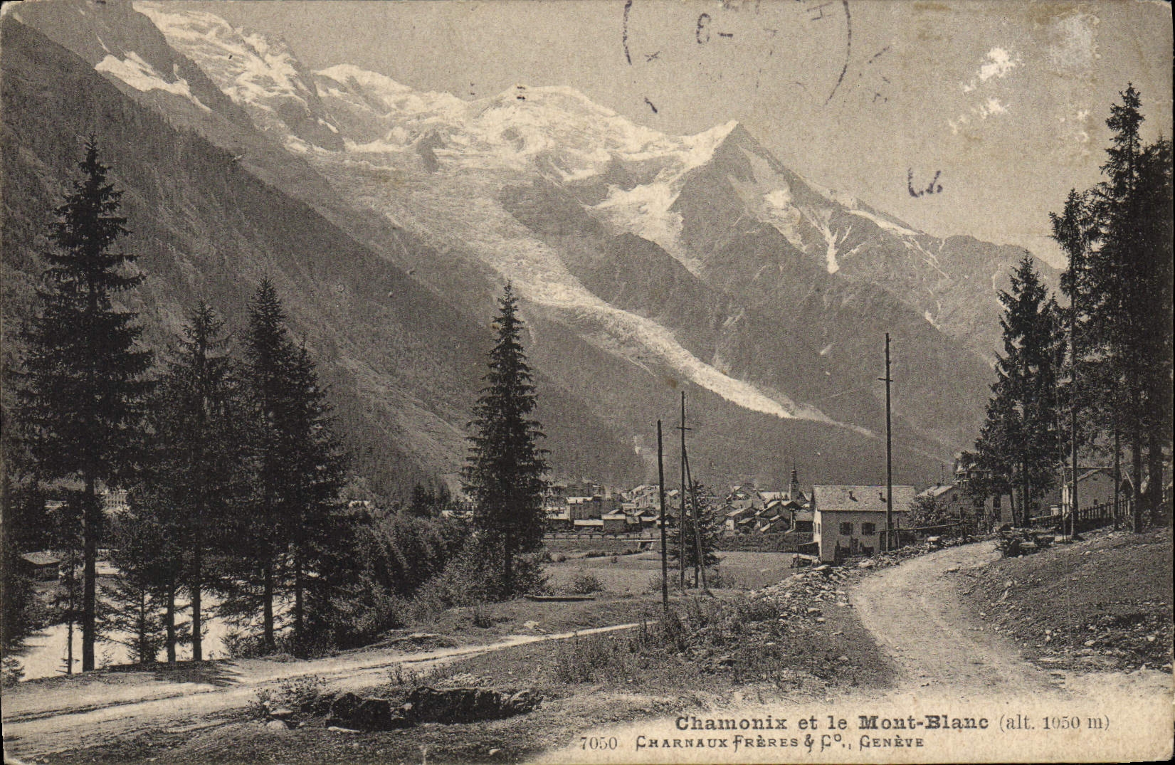 CPA Chamonix Et Le Mont Blanc
