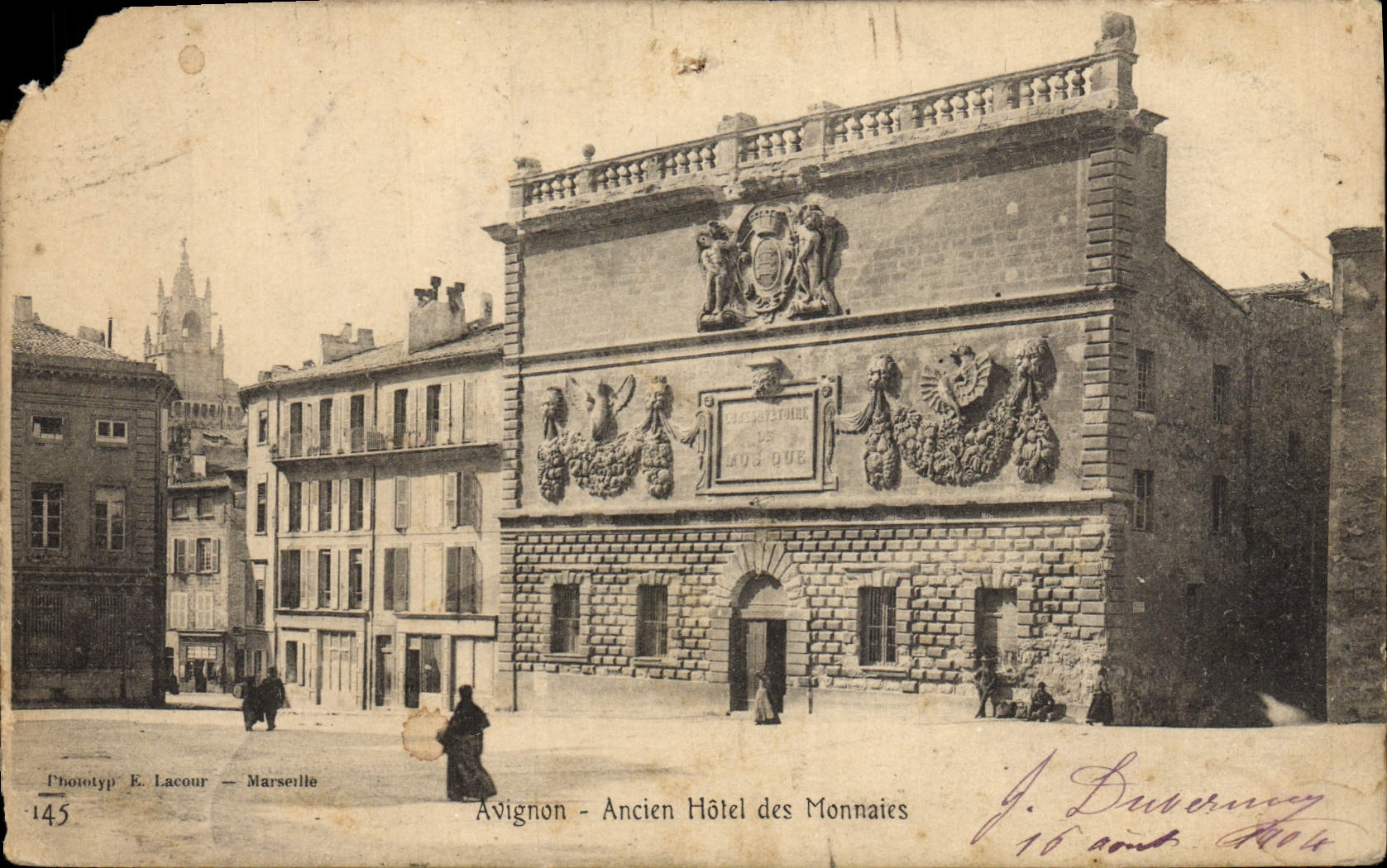 CPA Avignon Ancien Hotel Des Monnaies