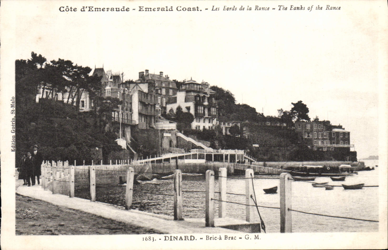 POSTAL Dinard Bric Brac de la VENDIMIA