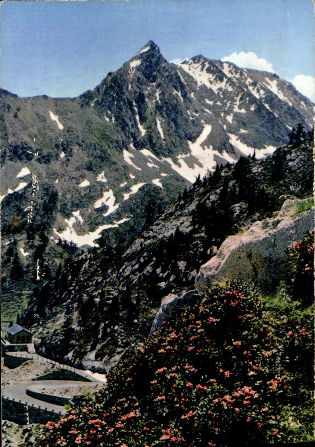 MODERN CARD Valley D' Aure the Malicious Peak seen of the Cape