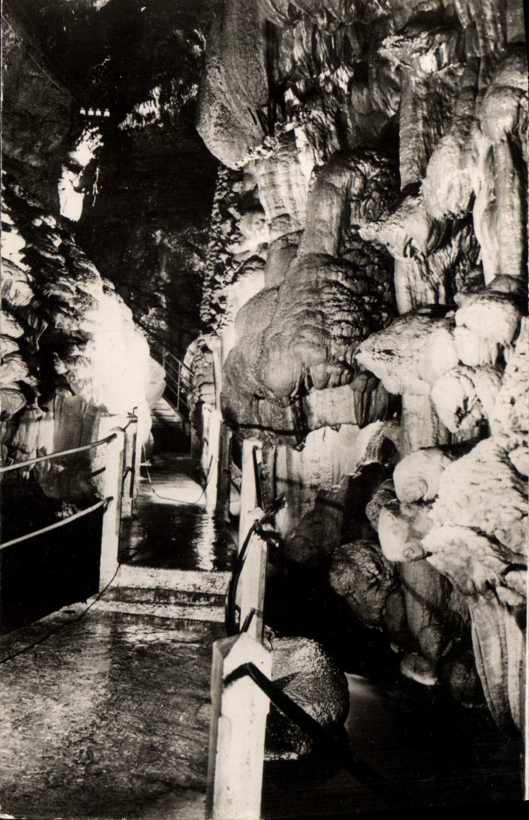 POSTAL MODERNA la hornada ilustra Padirac el paso del cocodrilo