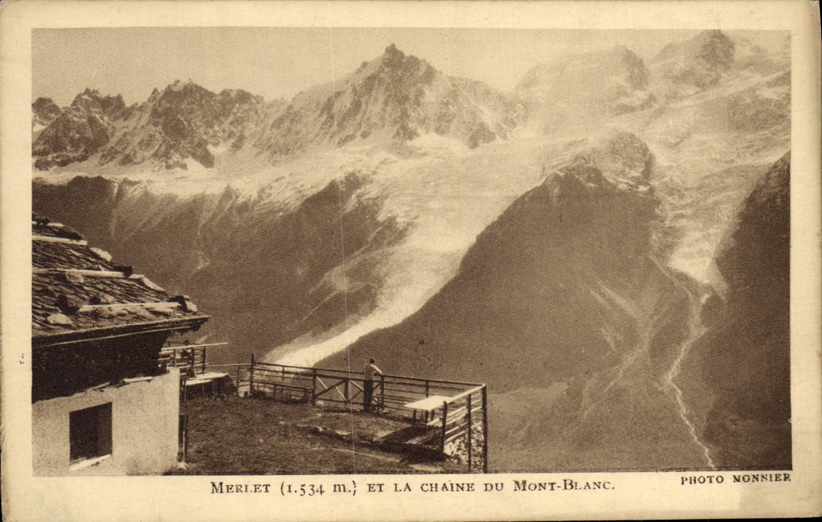 CPA Merlet et la Chaine du Mont Blanc 