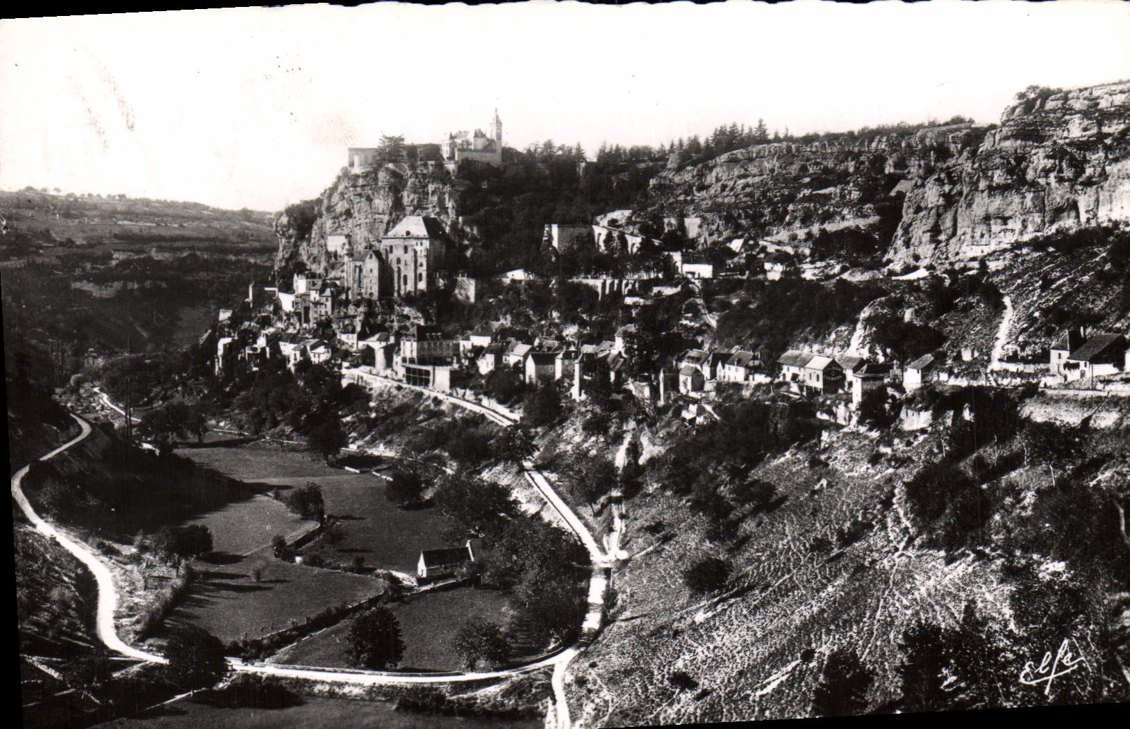 CPM Rocamadour Vue generale Boucle de la route de Cahors