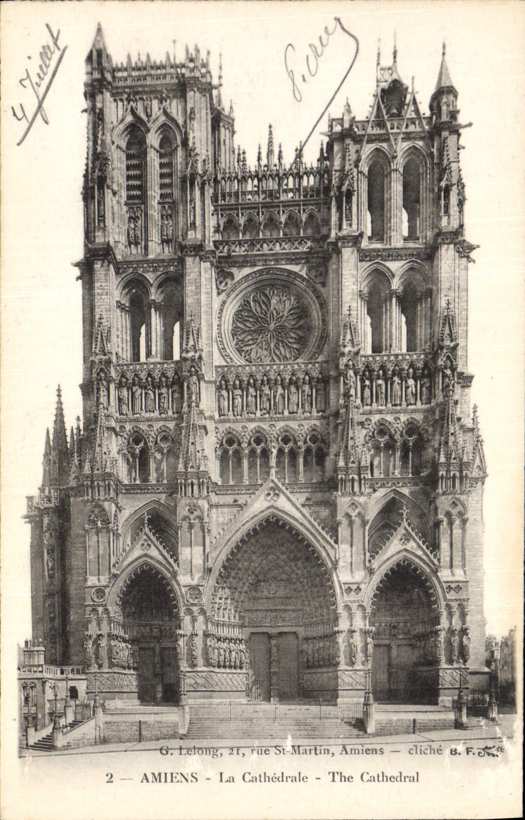 CPA Amiens La Cathedrale 