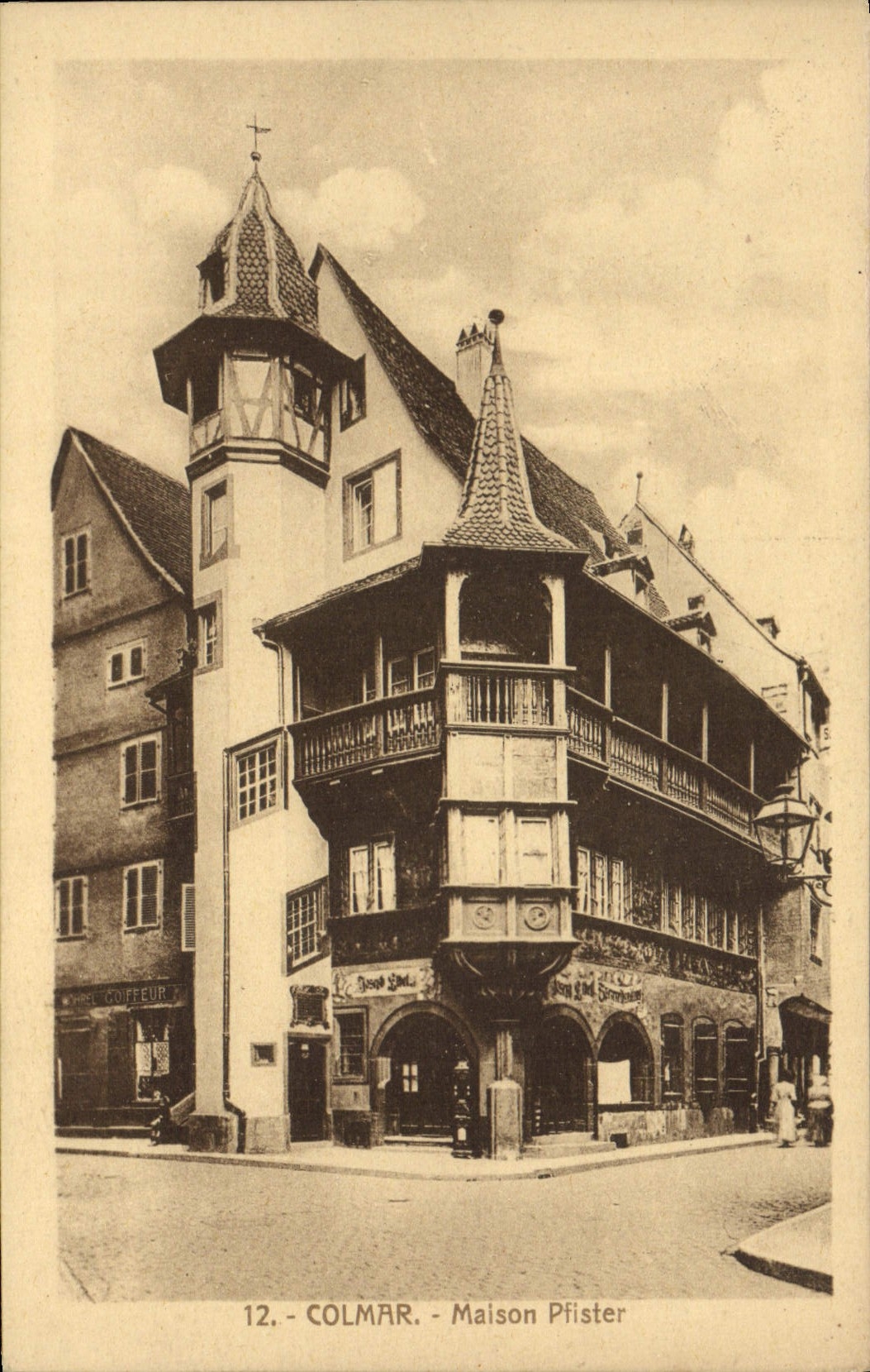 CPA Colmar Maison Pfister 