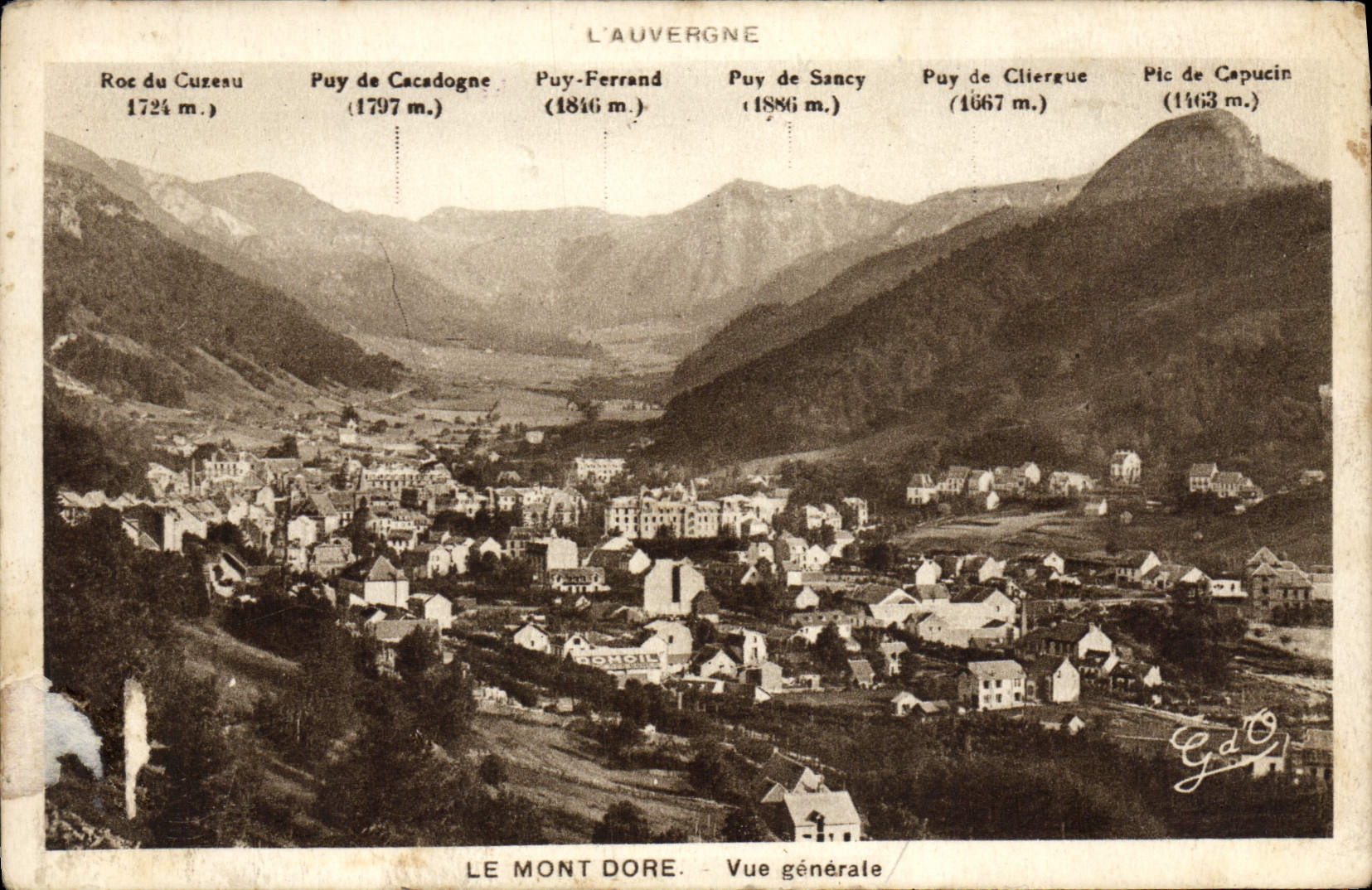 VINTAGE POSTCARD the Mount Gilds Ve general