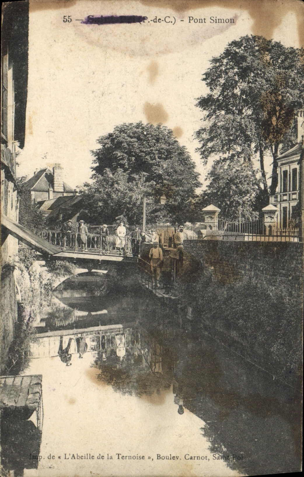 CPA Pont Sompon