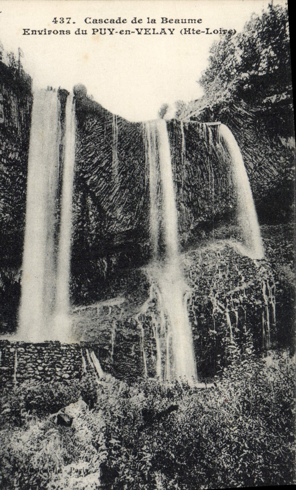 CPA Cascade de la Beaume Environs du Puy en Velay