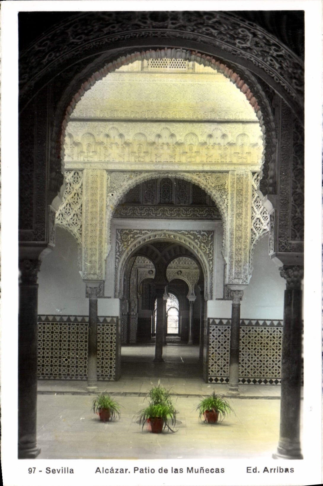 CPA Sevilla Alcazar Patio de las Nunecas