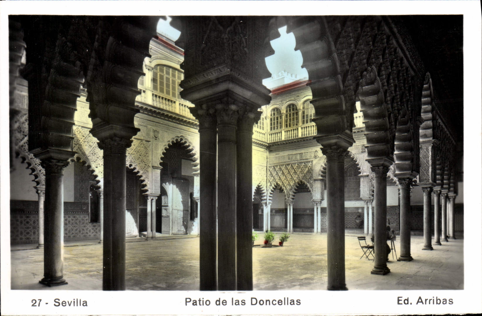 CPA Sevilla Patio de las Doncellas