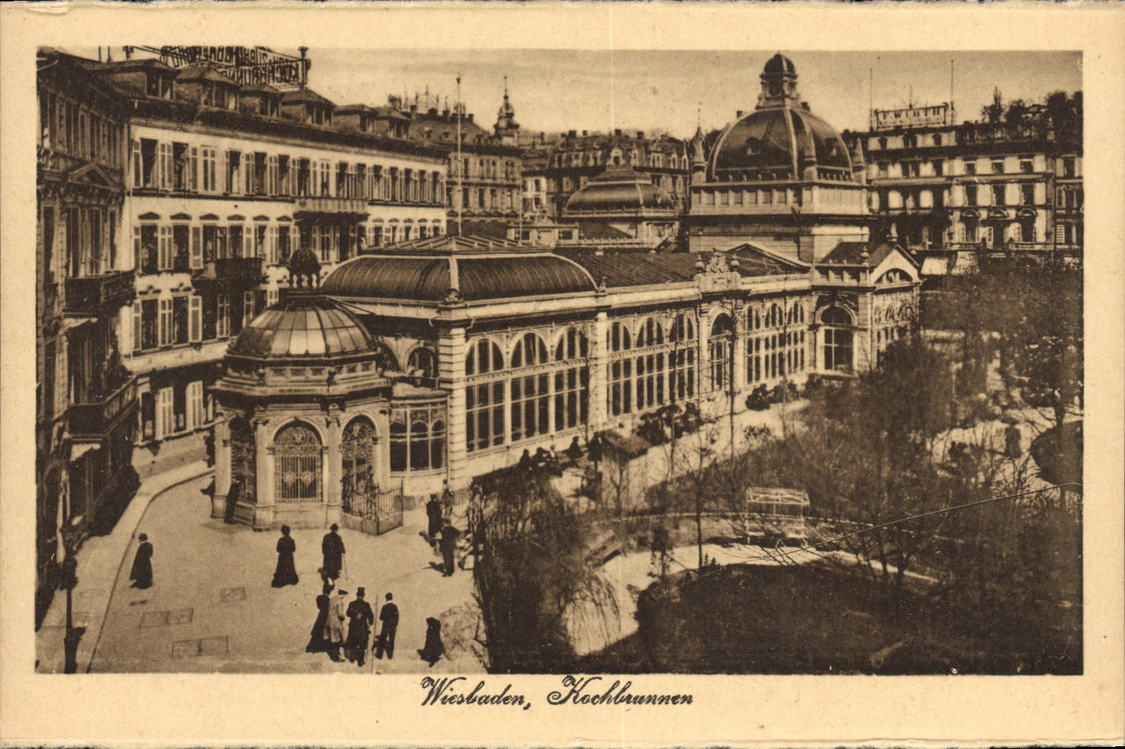 CPA Wiesbaden Kochbrunnen