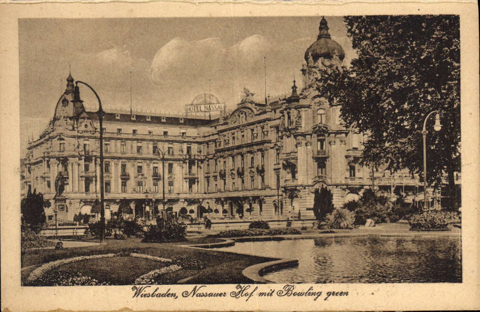 CPA Wiesbaden Nassauer Hof mit Bowling green