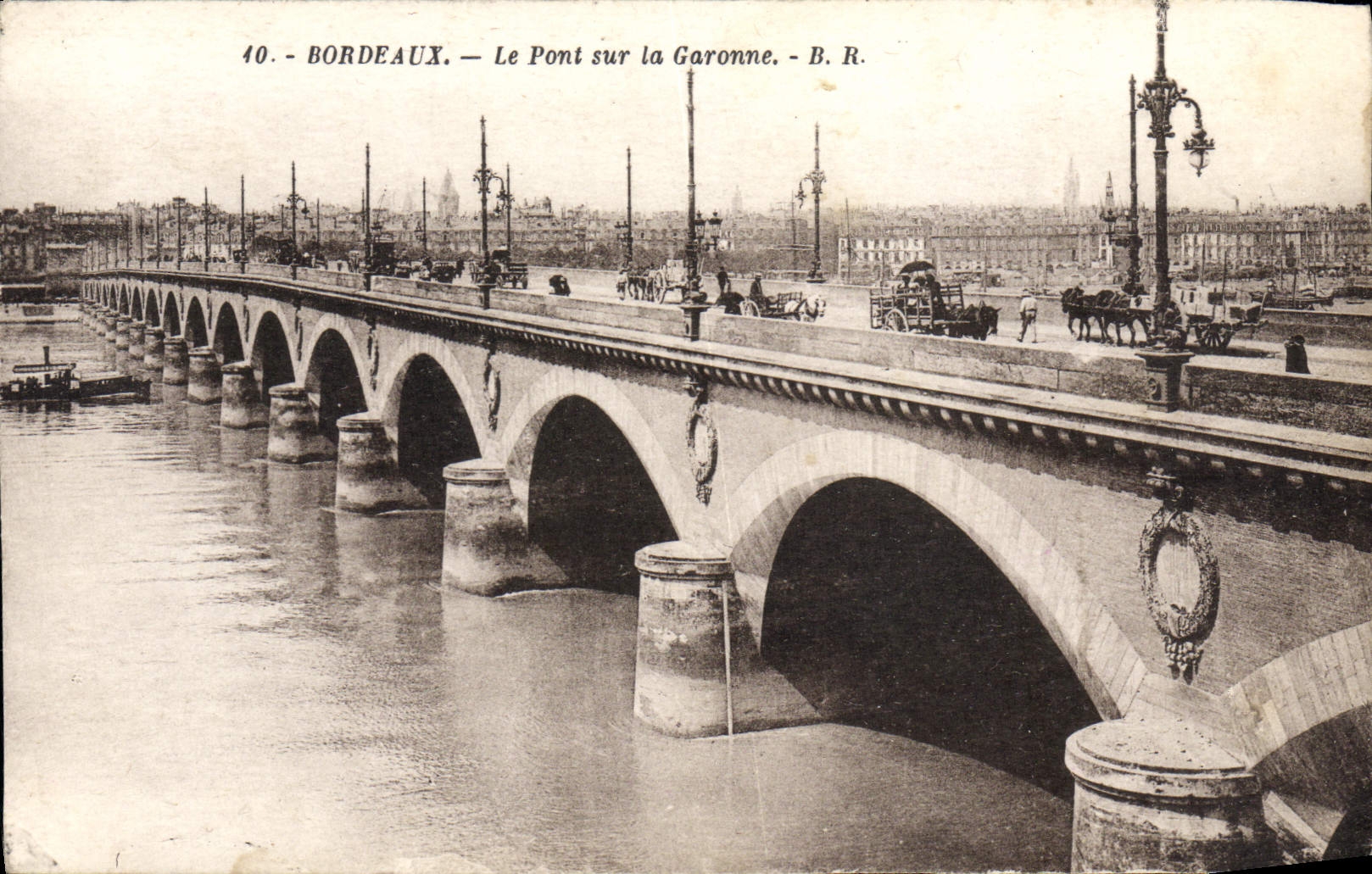 CPA Bordeaux Le Pont sur la Garonne