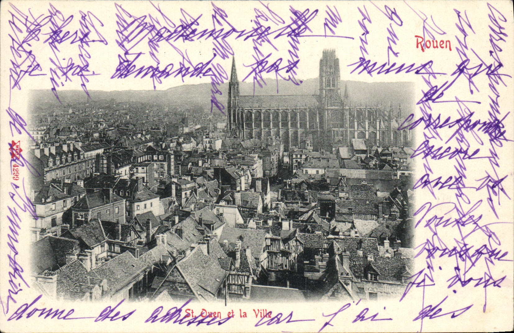 CPA Rouen Saint Ouen et la Ville
