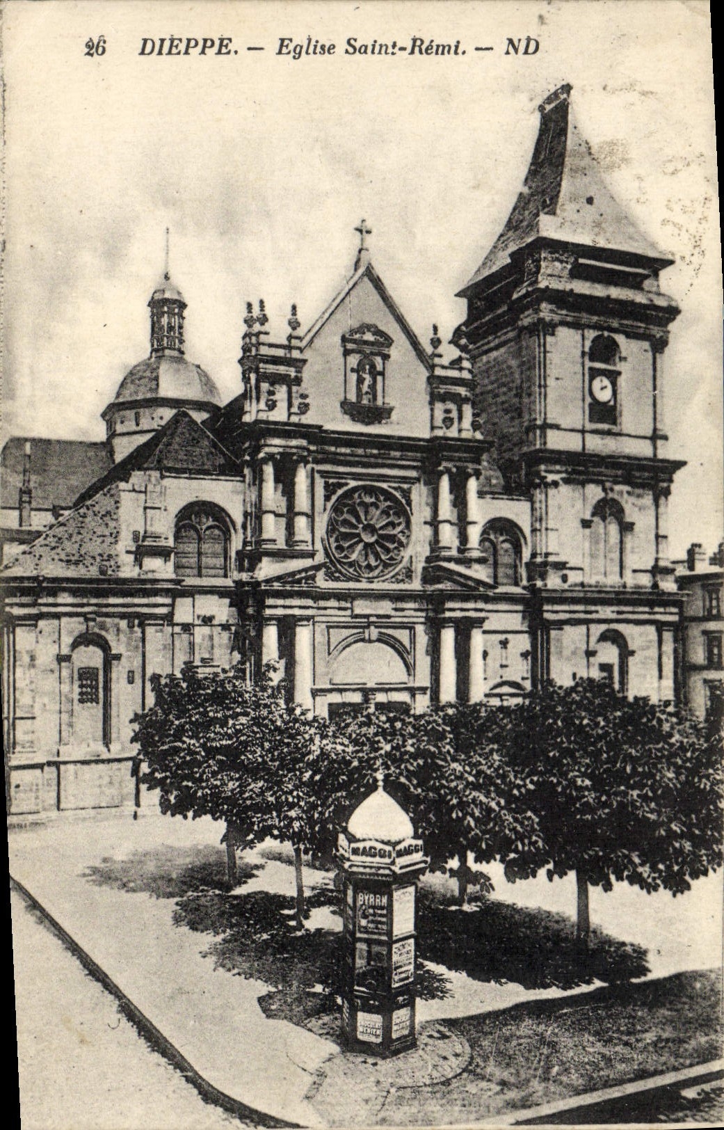 CPA Dieppe Eglise Saint Remi