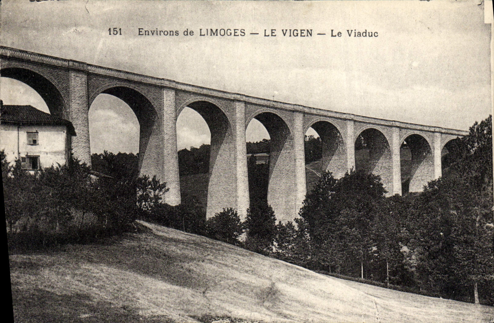 CPA Environs de Limoges Le Vigen Le Viaduc