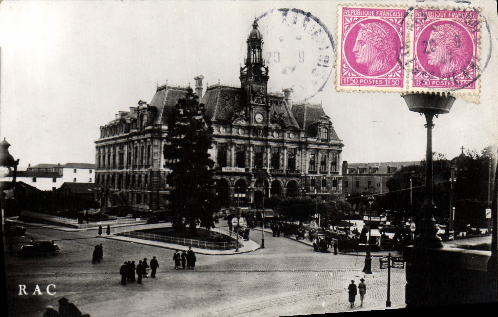 MODERN CARD Limoges Town hall