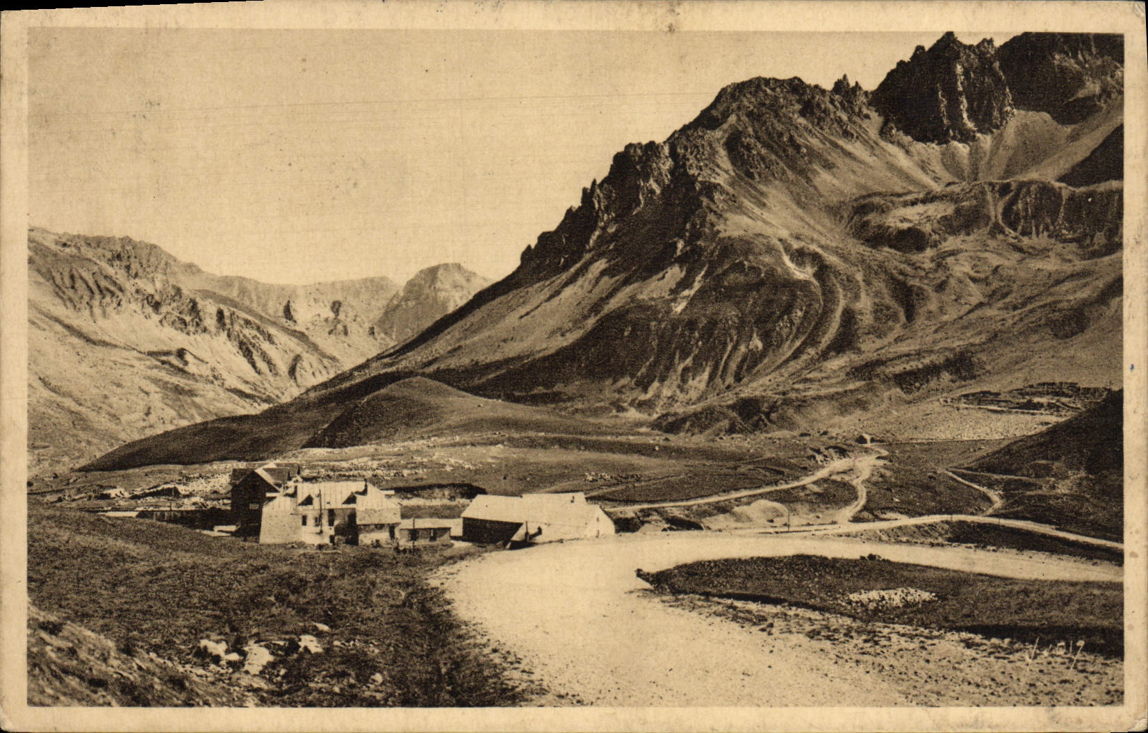 CPA Col Du Lautaret L'Hotel des Glaciers Massif du Combeynot