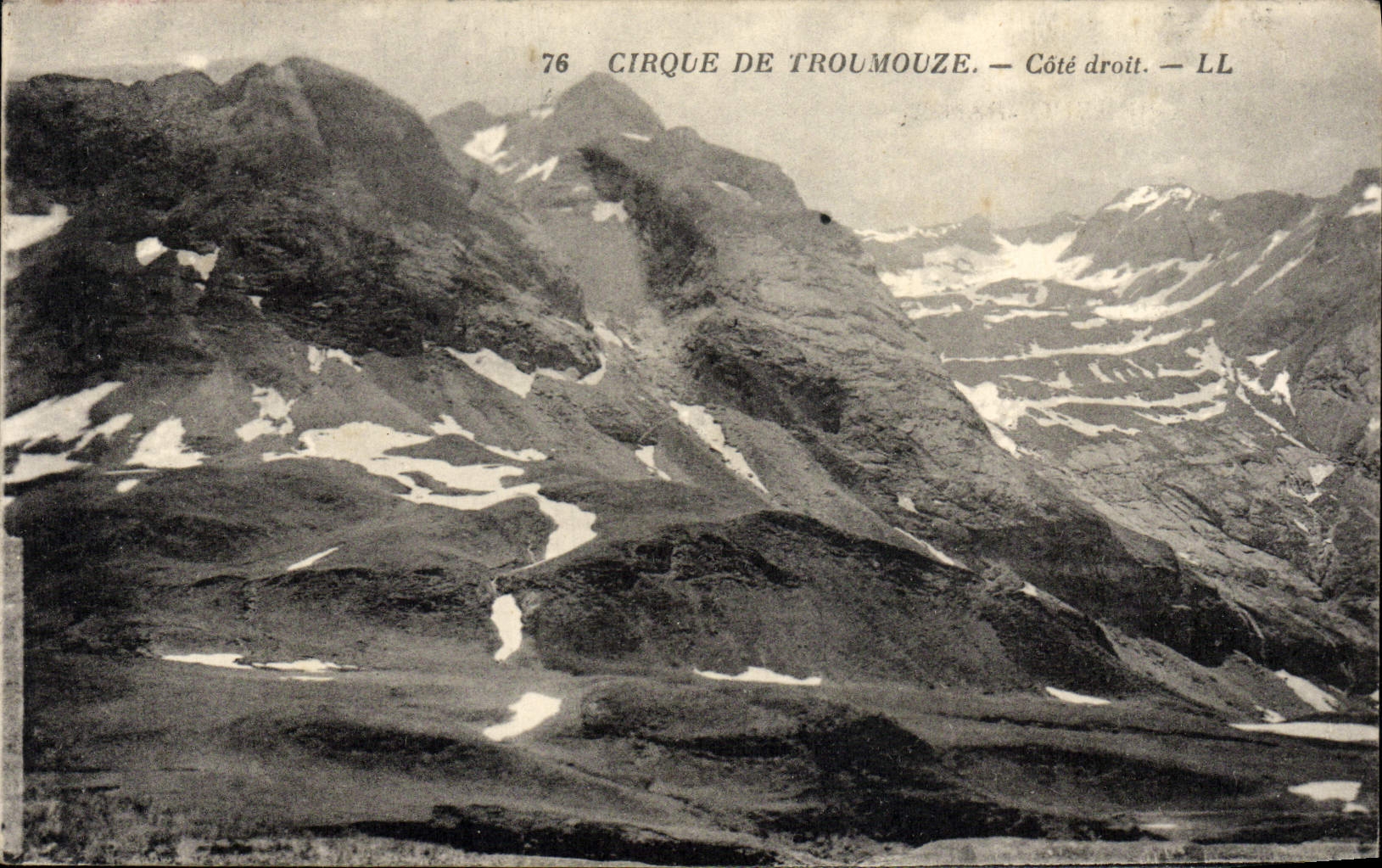 CPA Cirque De Troumouze Cote Droit