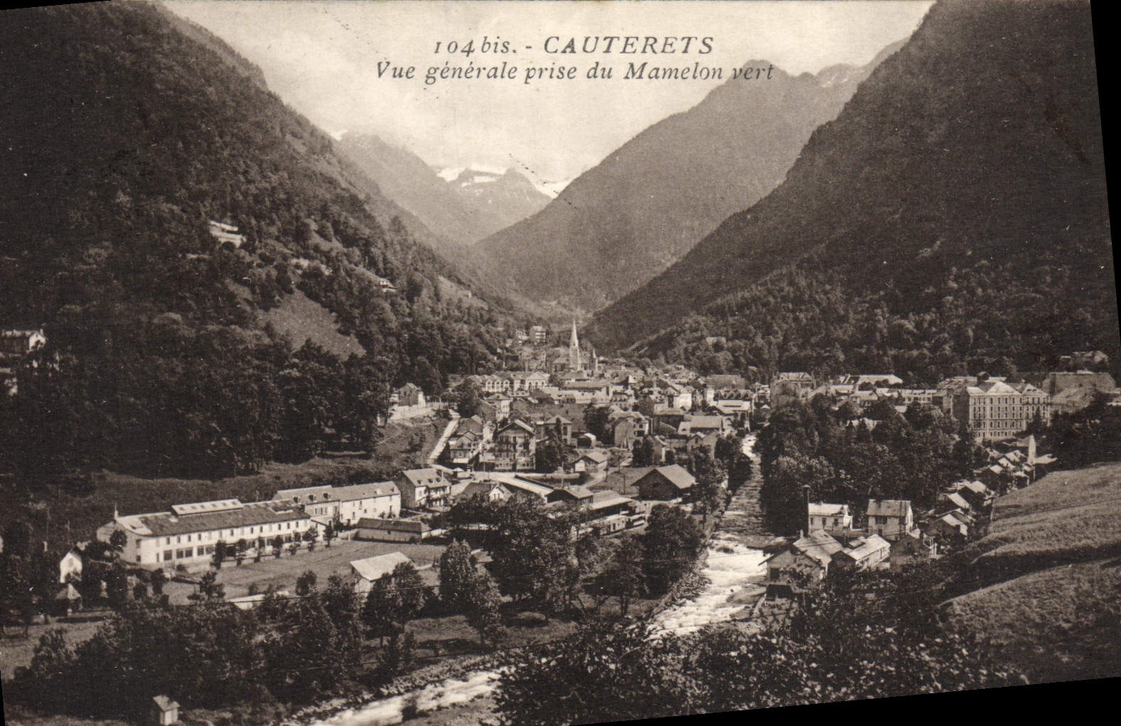 CPA Environs De Cauterets Vue Generale Prise du Mamelon