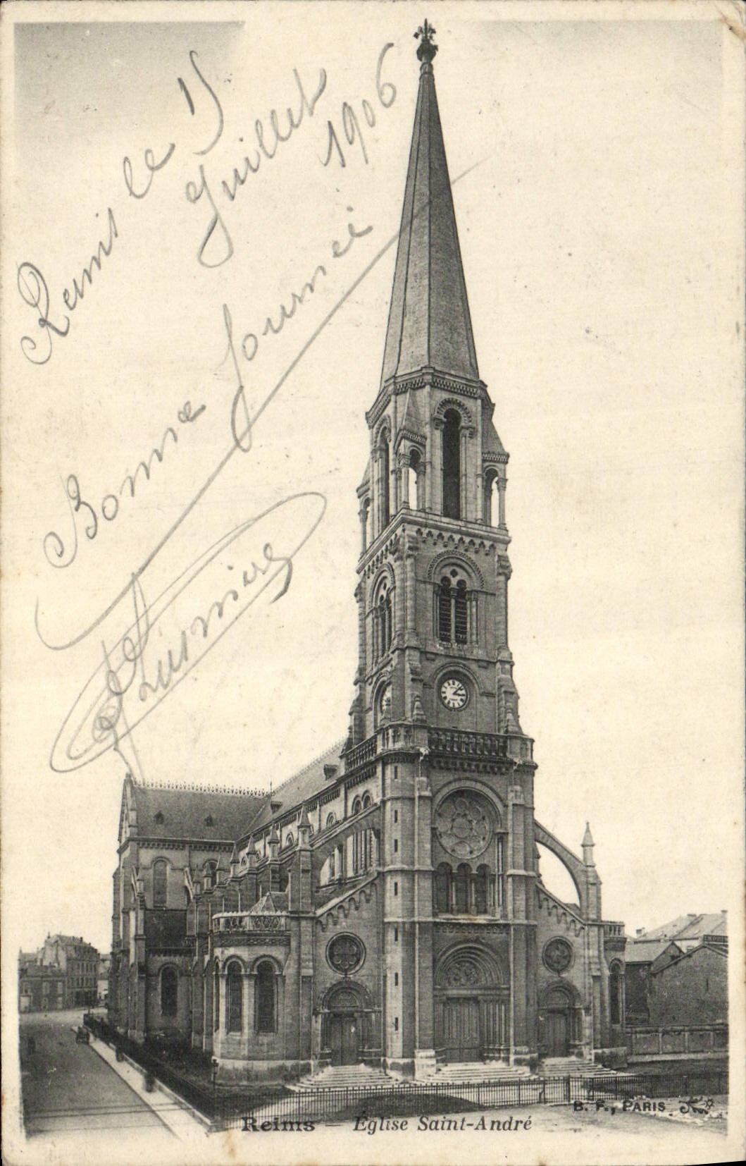 CPA Reims Eglise Saint Andre