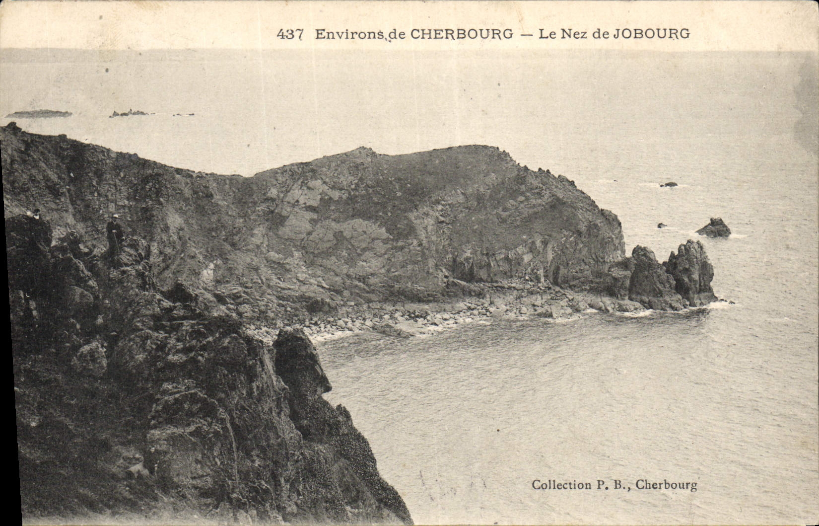 VINTAGE POSTCARD Surroundings of Cherbourg Nose of Jobourg