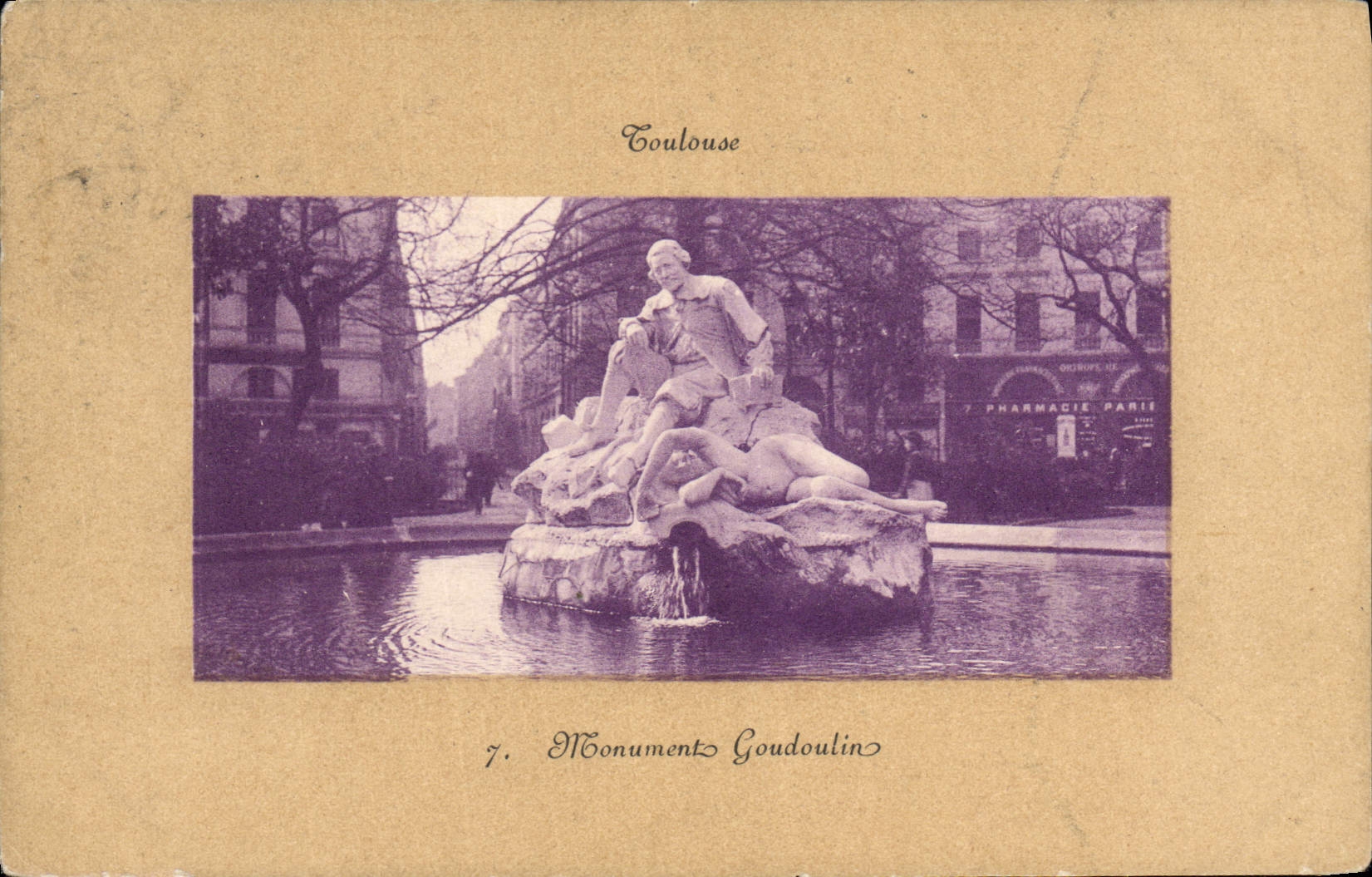 CPA Toulouse Monument Goudoulin 