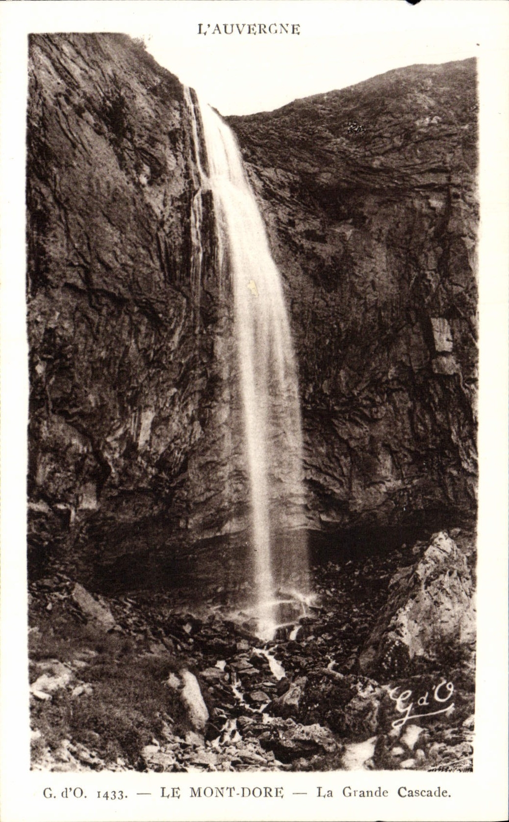 CPA Le Mont Dore La Grande Cascade