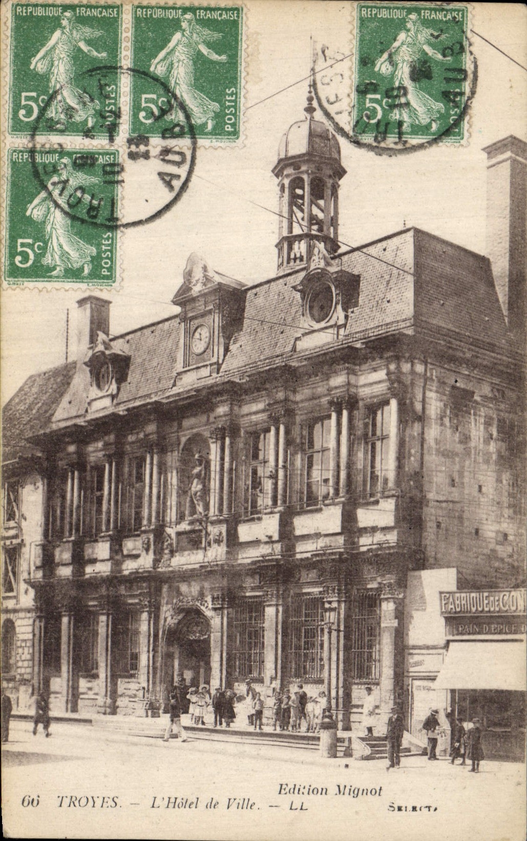 CPA Troyes L'Hotel de Ville