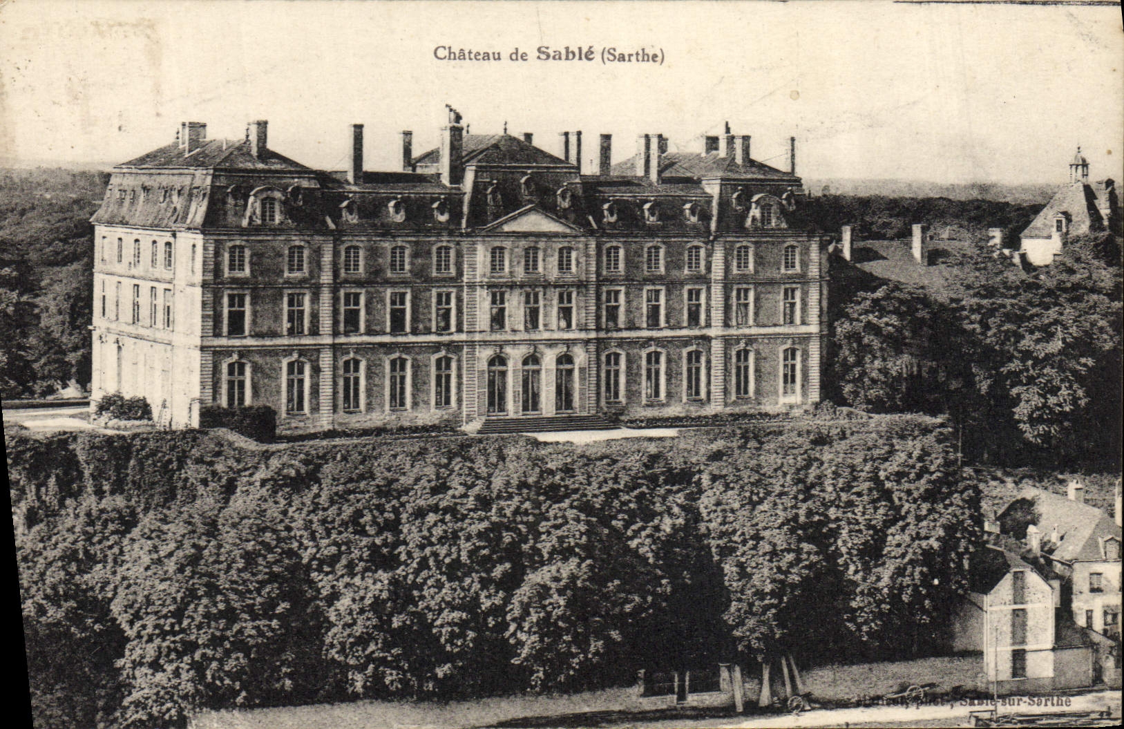 VINTAGE POSTCARD Sand Castle