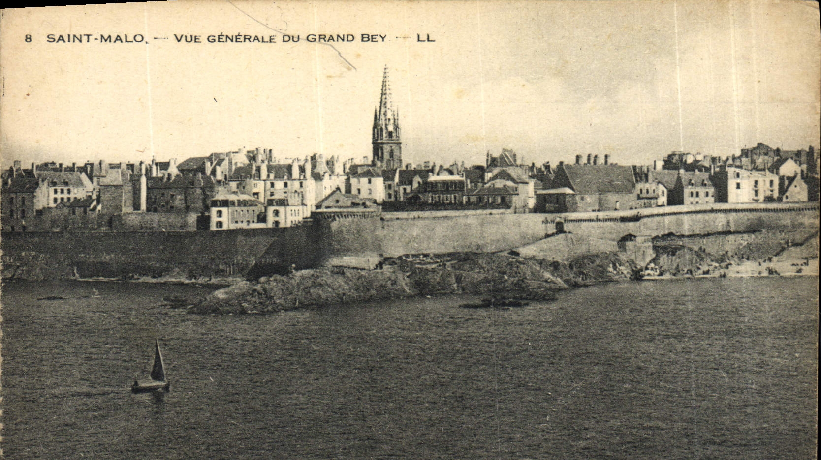 CPA Saint Malo Vue generale du grand Bey